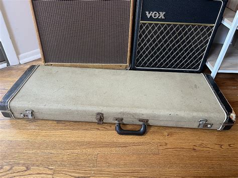 Fender Stratocaster Telecaster Case Blonde Reverb