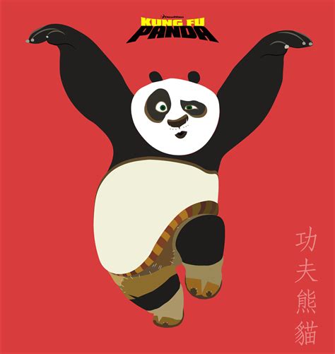 Kung Fu Vector Panda Behance