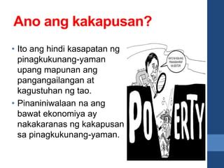 Aralin 2 ang konsepto ng kakapusan | PPT