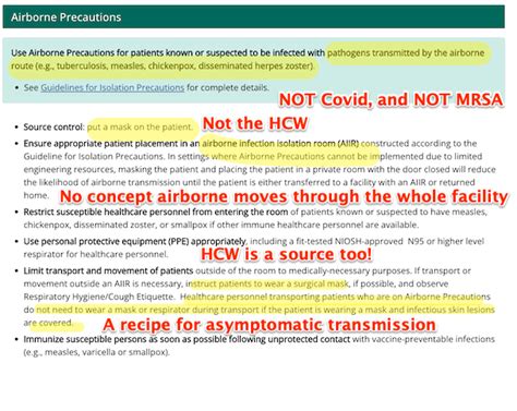 If MRSA Is Airborne Then CDC Guidance On Enhanced Barrier Precautions