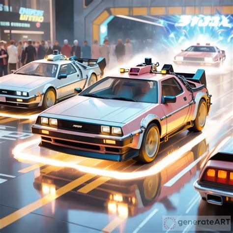 Iconic DeLorean Time Machine: Back to the Future Car | GenerateArt