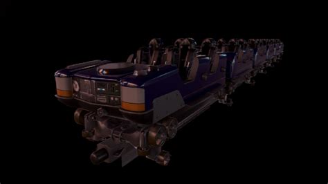 Artstation Rocknroller Coaster Train Pbr Workflow