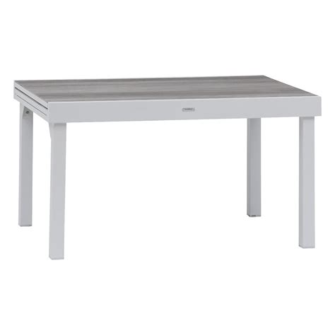 Table De Jardin Extensible Piazza Gris Smoke Blanc Hesp Ride Places