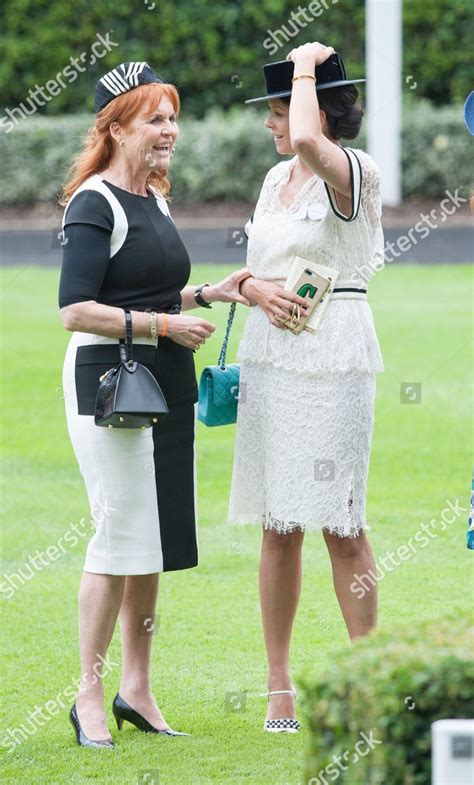 Sarah Ferguson Her Two Daughters Princess Editorial Stock Photo - Stock ...