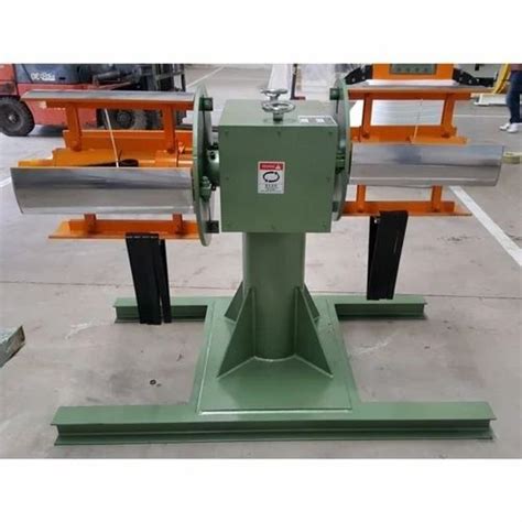 Motorised Double Head Decoiler For Coil Handling Production Capacity