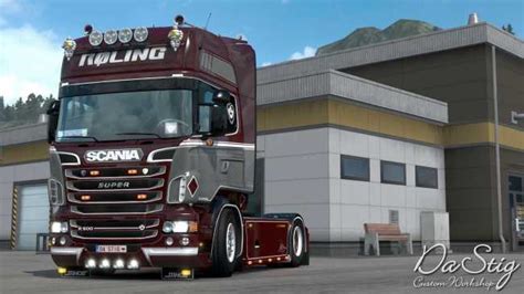 Rolinng Skin For Scania Rjl V1 0 Truck Skin Ets2 Mods Euro Truck