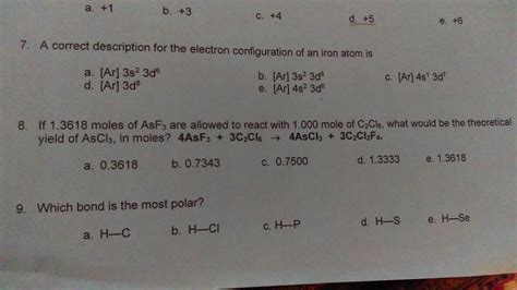 Electron Configuration For Iron