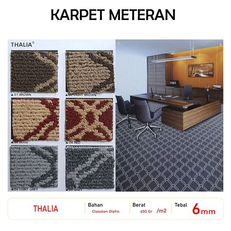 Karpet Kantor Thalia Ready Stok Di Toko Silakan Chat Wa 0811317867