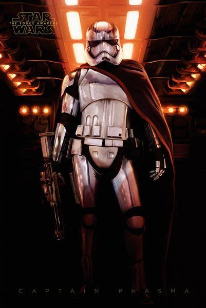 Póster Capitán Phasma Star Wars El Despertar de la Fuerza Episodio