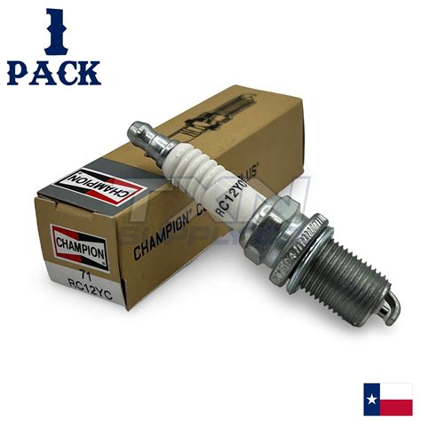 Champion 71 RC12YC OEM Spark Plug for 015-8000-00, 015800000 Lawn Mower Tractor Engine - Walmart.com