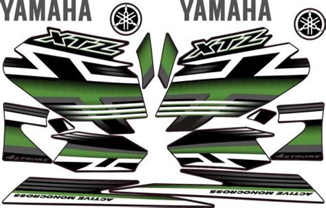 Yamaha XTZ-125 logos decals, stickers and graphics - MXG.ONE - Best ...