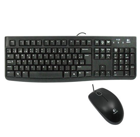 Kit Teclado Y Mouse Logitech MK120 USB Negro