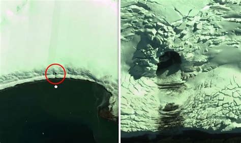 Antarctica Discovery Mystery Man Made Cave Uncovered On Google Maps