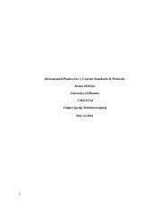 International Plastics Inc Standards And Protocols Docx