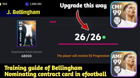 How To Train Bellingham Five Star Nominating Contract Card In Efootball