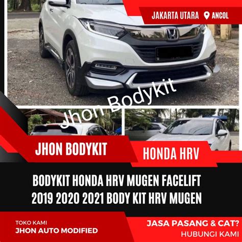 Jual BODYKIT HONDA HRV MUGEN FACELIFT 2019 2020 2021 BODY KIT HRV MUGEN