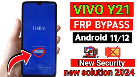 Vivo Y21 Frp Bypass Android 12 New Security 2023 Vivo Y21 V2111