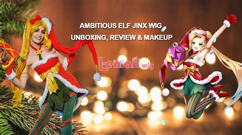 Ambitious Elf Jinx Cosplay Wig Unboxing Review And Makeup Tutorial Youtube