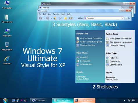 Windows 7 Ultimate Theme For Windows Xp