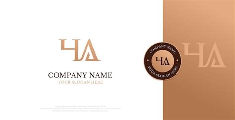 Premium Vector Initial Ha Logo Design Vector