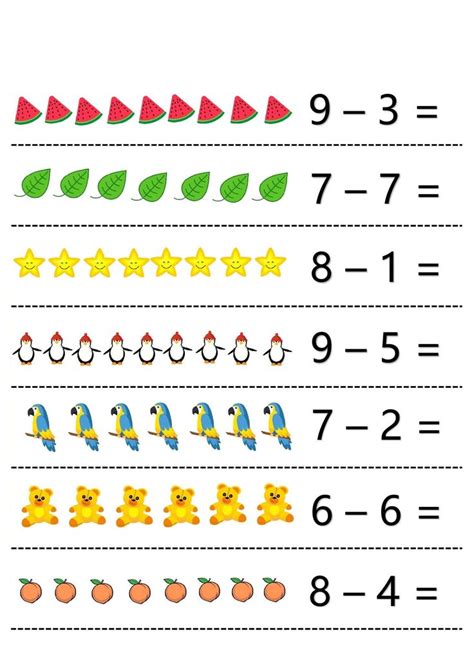 The Worksheet Is Filled With Numbers And Shapes To Help Students Learn