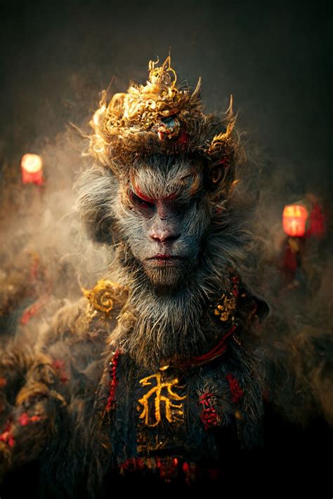 Monkey King By Whimmy Art Fantastique Créature Fantastique Animaux