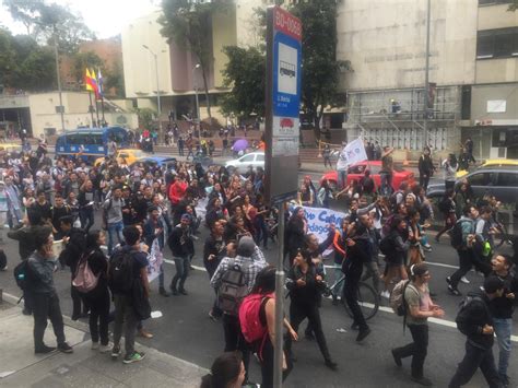 Multitudinarias Marchas Estudiantiles En Varias Ciudades Del País Rcn