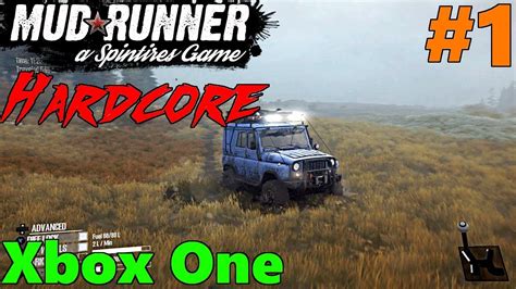 SpinTires Mud Runner Xbox One HARDCORE MODE Let S Play Part 1 ALL