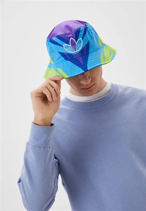 Панама adidas Originals, цвет: голубой, RTLABD271201 — купить в ...