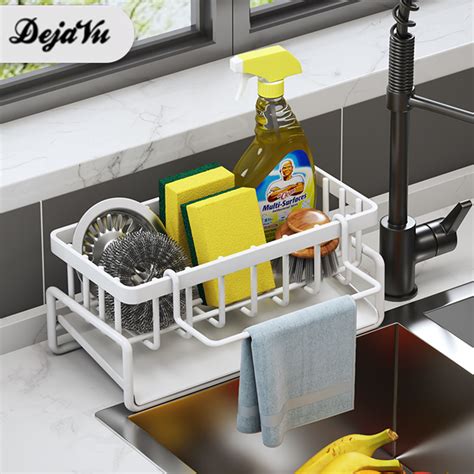 Jual Dejavu Rak Sponge Sabun Cuci Piring Wastafel Dishwashers Stainless