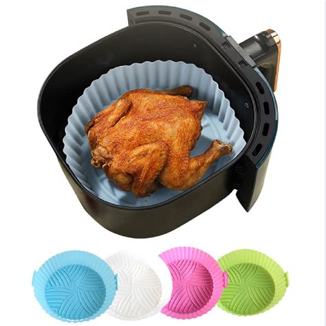 DIY Silicone Pot Tray Liner Air Fryer Acess Rios Para Forno Pan Baking