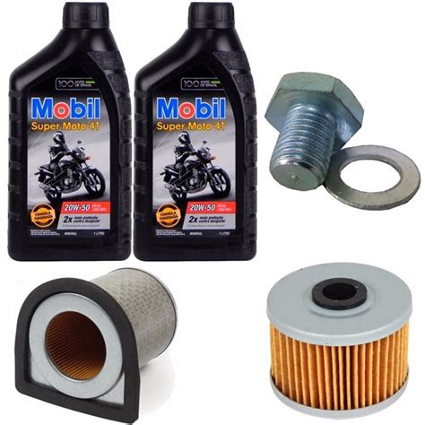 Kit Troca Leo Filtro Mobil W Cbx Twister Cb Submarino