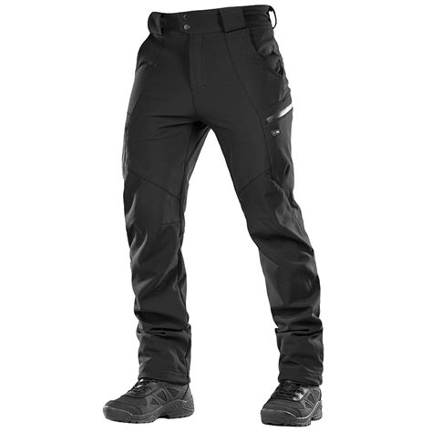 M Tac Softshell Pants Winter Black Military Pl