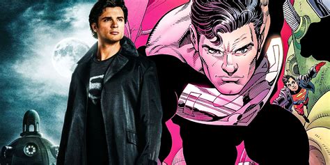 Why Smallville's Black Suit Superman Is So Different From The Comics