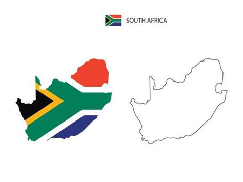 South Africa Map Outline Vector Art Icons And Graphics For Free Download