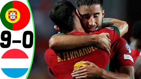 Portugal Vs Luxembourg Goals And Highlights Without