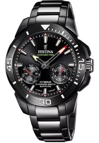 Reloj Festina Hombre Chrono Bike 2022 Connected Smart Watch Malla Negro