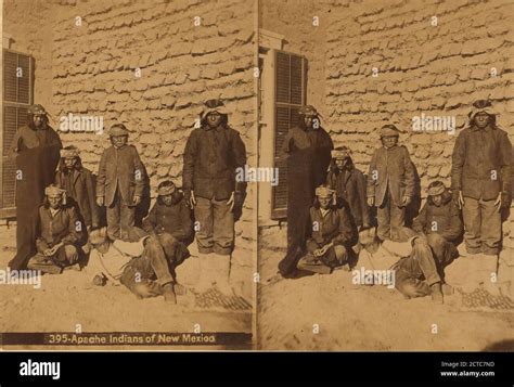 Apache Indians Of New Mexico Continent Stereoscopic Company Indians