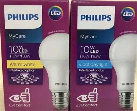 Jual Philips Lampu Led Bulb Mycare 10w 10 Watt My Care Di Lapak Listrik