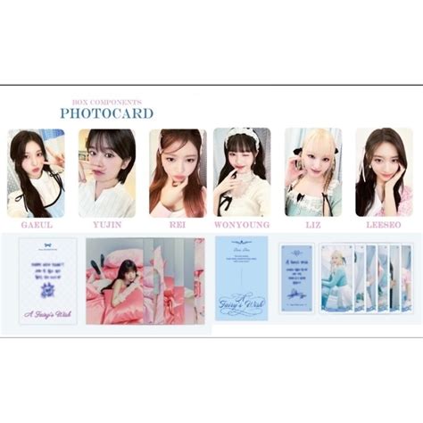 Loose Items Ive 2024 Seasons Greetings Fairy Wish Wonyoung Yujin Rei