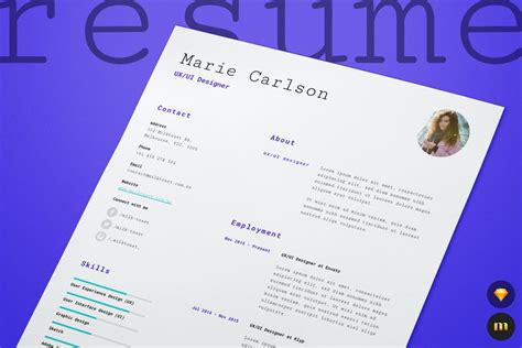 Free Cv Resume Templates Freebies Graphic Design Junction Riset