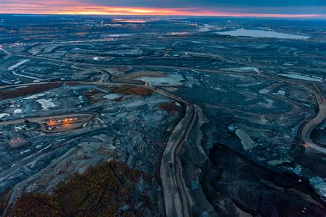 Tar Sands At Night #2. Series: The True Cost of Oil. : Canada's Tar ...