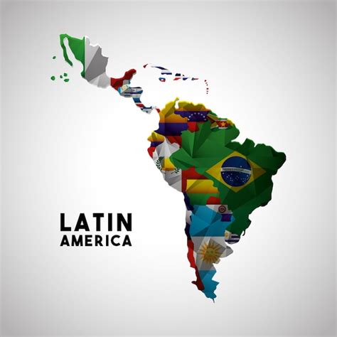 Mapa De America Latina Marjy Shannen