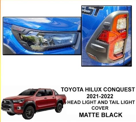 Toyota Hilux Conquest Gr S To Headlight And Taillight Matte