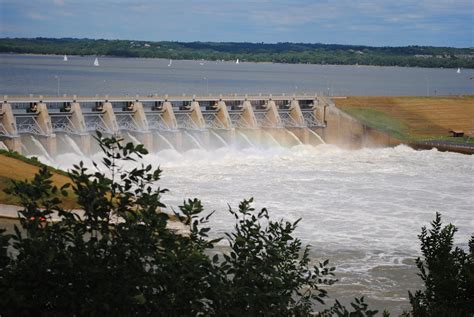 Gavins Point Dam Lewis And Clark Lake All Gates Open At G Flickr