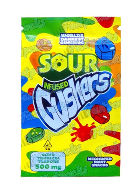 Infused Gushers Sour 500mg — Fastpacks