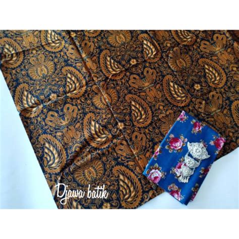 Jual Kain Batik Sogan Solo Srikaton Shopee Indonesia