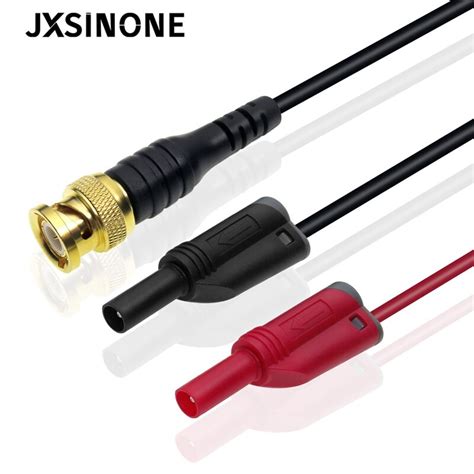 JXSINONE P1064 Gold Plated Pure Copper BNC Male Plug To 4mm Safe