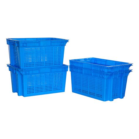 HDPE Customized Size Color Fruits Vegetables Plastic Storage Stack And