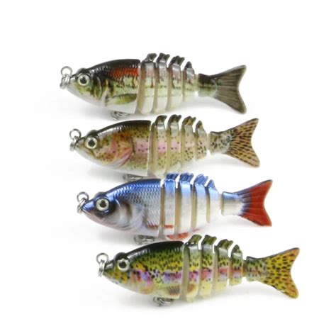 Pieces Mini Multi Jointed Swimbait Lifelike Segments Fishing Lure